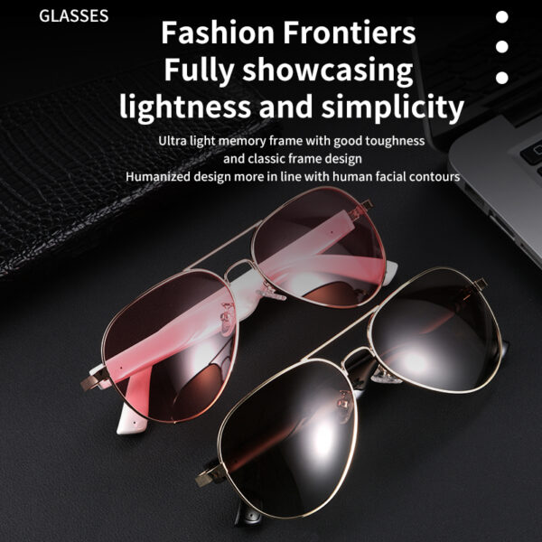 Smart Glasses,Polarized Sunglasses with Bluetooth Speaker,Athletic/Outdoor UV Protection and Voice Control,Unisex - Image 4