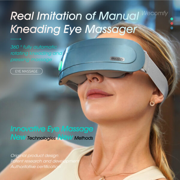 Eye Massager Valentine's Day Gift , Birthday Gifts for Women Sleep Eye Mask for Migraine Relief, Face Care Massager, Reduce Eye Strain Dry Eye Improve Sleep