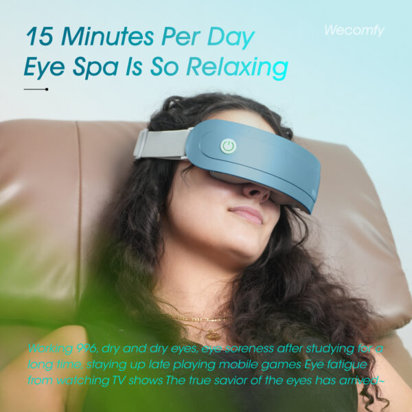 Eye Massager Valentine's Day Gift , Birthday Gifts for Women Sleep Eye Mask for Migraine Relief, Face Care Massager, Reduce Eye Strain Dry Eye Improve Sleep - Image 2