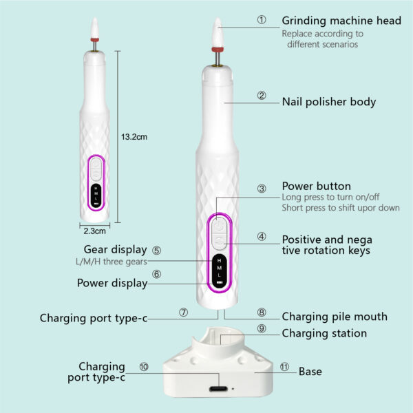 nail polish grinder - Image 6